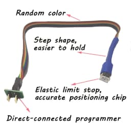 New Arrival 1PC Pogo Pin Probe Cable SOP8 WSON8 Chip Programmer Line For Flash EEPROM Chip Reading Writing Programming Burn Test