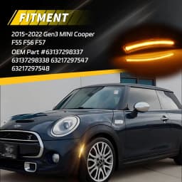 Front Or Rear Corner Side Marker Light Turn Signal Light Turn Warning Light With LED For 2014-2019 Gen3 MINI Cooper F55 F56 F57
