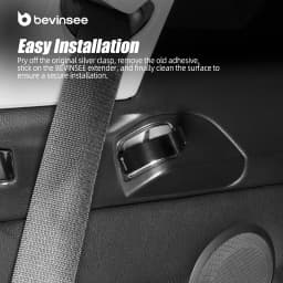 For BMW E92 Seatbelt Handover Fix Attachment Extender Aluminium
