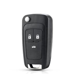 KEYYOU 10pcs/Lot 3 Buttons Flip Folding Key Shell Case Fob For Chevrolet Aveo Cruze Orlando Trax Remote Key Uncut Blade