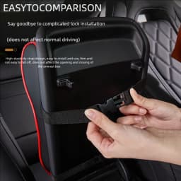 Quilted Memory Foam Car Center Console Armrest Pad - All Weather Height Adjustable Auto Accessory