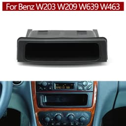 Car Front Center Console Radio Black Storage Tray Box For Mercedes Benz C CLK Vito G Class W203 W209 W639 W463 2036830291