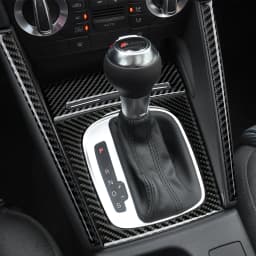 For Audi A3 S3 RS3 (2003-2012) Center Console Gear Shift Panel Cover Carbon Fiber Interior Sticker Car Trim Accessories