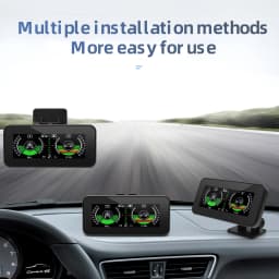 M50 HUD Auto Intelligent Slope Meter Off Road GPS Smart Inclinometer Car Digital Display Tilt Roll Pitch Angle Inclinometro Volt