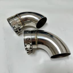 Auto parts Exhaust pipe suppressor Stainless steel exhaust outlet elbow connection