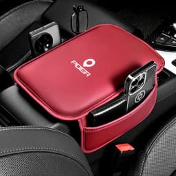 Center Console Arm Rest Protector Leather Car Armrest Box Pad Storage Pocket for Great Wall GWM Poer P11 P12 Cannon Ruman Sucan
