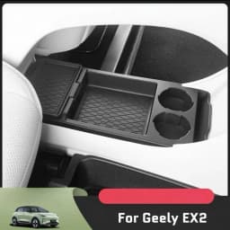 For Geely EX2 Proton eMAS 5 Silicone Center Console Lower Storage Box Non-Slip Car Organizer Tray