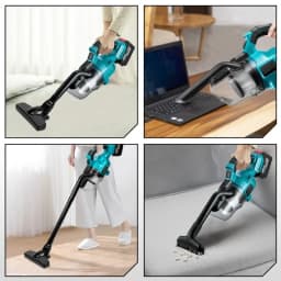 Portable Cordless Car Vacuum Cleaner With 6 Tips 2 Hepa Filters Multi-Functional Vacuum Cleaner for Makita 18v Battery Floor