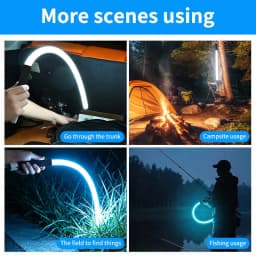 High brightness LED strip light stick 73cm flexible silicone LED flashlight professional work light portable car repair tool