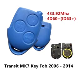 KEYECU KYDZ Board 6C1T15K601AG 6CIT15K601 For Ford Transit WM VM 2006- 2010 2011 2012 2013 2014 Car Remote Key 4D63 Chip 433MHz