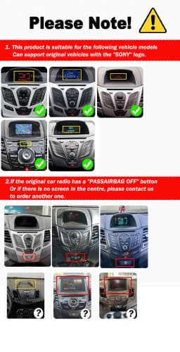 Android 16 Car Radio For Ford Fiesta MK6 MK7 2009 - 2017 Carplay Android Auto Stereo Player GPS Navigation Wifi Video Autoradio