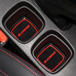 Anti-Slip Rubber Gate Slot Mat Door Groove Pad Cup Cushion For Suzuki SX4 S-Cross S Cross 2014-2023 Car Interior Mat Accessories