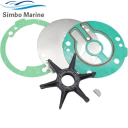 689-W0078-A6 Water Pump Impeller Kit For Yamaha 2-Stroke 25 30 HP Outboard Motor 689-W0078-A4 689-W0078-04 689-W0078-00 18-3426