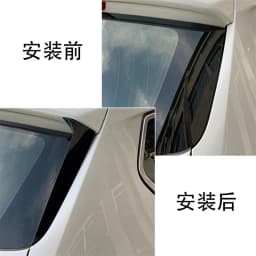2011 2012 2013 2014 2015 2016 2017 For BMW X3 F25 Side Spoilers By High Quality ABS Rear Window Spoiler Side Wing Glossy Black