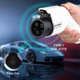 IPENGEN Type1 EV Charger Station 32A 40A 50A EVSE Wallbox APP Function 7.6KW 9.6KW 12KW Charging Station Electric Vehicle Car