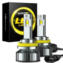 AUXITO 2Pcs 30000LM 100W H8 H11 LED High Power LED Headlight Bulb Canbus 9012 9005 HB3 9006 HB4 H7 Head Light Lamp with Fan