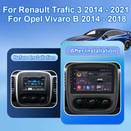 9" Android 15 Carplay Car Stereo Radio For Renault Trafic 3 2014 -2021 For Opel Vivaro B 2014-2018 Multimedia Player Navigation