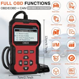 Obd2 Automotive Scanner diagnostic tool, engine fault recognizer. Diagnose all obd protocol vehicles since 1996 and beyond