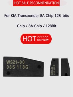 AC08021 Original NEW Transponder Key 8A Chip 128-bits CQOTD00660 P4 00 00 23 23 For Kia Forte Ceed K5