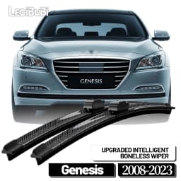 For Hyundai Genesis 2008-2023 2013 2014 2015 2016 2021 2022 2pcs Front Windshield Wiper Blades Windscreen Wipers Carbon Fibre
