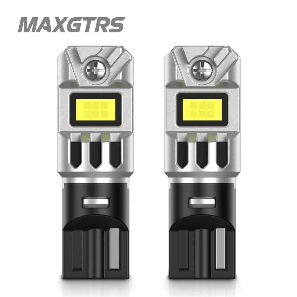 2x T10 LED W5W 5W Car Side Interior Lights 12V Super Bright Bulb 5530 Chips 194 168 Auto White 6000K Parking Marker Dome Lamps