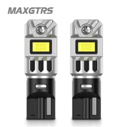 2x T10 LED W5W 5W Car Side Interior Lights 12V Super Bright Bulb 5530 Chips 194 168 Auto White 6000K Parking Marker Dome Lamps