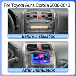 Car Radio For Toyota Corolla E140/150 2007-2013 For Toyota Auris E150 2006-2012 Android Auto Multimedia Player GPS Navigation 4G