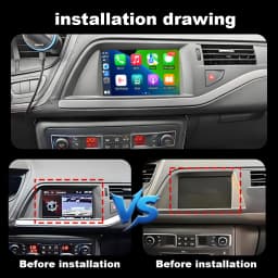 Wireless CarPlay 7 Inch Android OS Car Radio for Citroen C5 X7 2008-2017 Intelligent Multimedia Touch Display DSP Navigation GPS