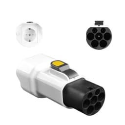 Portable 220V Type 2 Male Plug to Schuko Socket EV Charging Adapter For EV Charger EV Connector