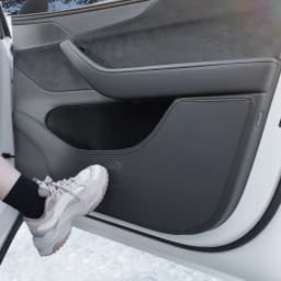 For Tesla Model Y Juniper/Model 3 Highland/Model YL Door Kick Pad, Front and Rear Door Panel Protection Pad, 4-Piece Set