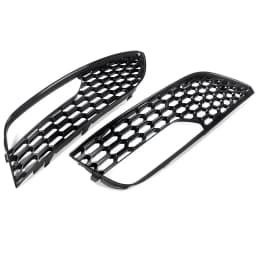 2X Honeycomb Mesh Hex For Audi A3 Standard 2013-2016 Racing Style Front Bumper Fog Light Grille 8V3807681 8V3807682 Accessories