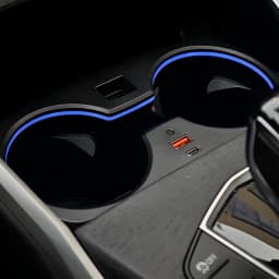 2/3/4 Series Cup Holder Lamp Ambient Light with Ultra-fast Charging for BMW G20 I3 I4 G22 Car Cup Frame 11 Colours LED