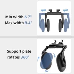 6-Way Adjustable Thickened Memory Foam Car Headrest Neck Pillow, Travel Car Sleeping,Suitable for Kids and Adults