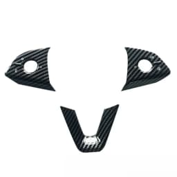 Decorative Sticker for Tesla Model 3 Model YL Y Juniper 2026 Steering Wheel Button Protective Cover Interior Trim Accessories