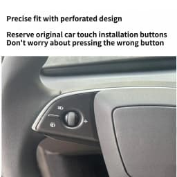 Decorative Sticker for Tesla Model 3 Model YL Y Juniper 2026 Steering Wheel Button Protective Cover Interior Trim Accessories