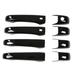 4Pcs Car Exterior Door Handle Cover Glossy Black Replacement Compatible with Jeep Grand Cherokee WK2 WL 2011-2022