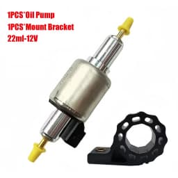 Diesel Heater Fuel Pump 12V/24V 22ML Quiet Electric Oil Pump for Webasto Eberspacher 2KW 5KW 8KW Air Heater