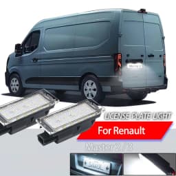 2pcs Canbus Error-Free For Renault Master 2 2003-2010 Master 3 2010-2020 Led Signal Lamp License Plate Light Car Styling