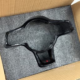 for VW Golf 7 7.5R GTI Rline GTD Shangku R Sport Edition Steering Wheel Paint Black Frame Steering Wheel Button Frame