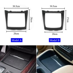 For BMW X5 X6 E70 E71 E72 Front Center Console Panel Bezel Water Cup Holder Decorative Panel Cover Trim 51166956756 51169129401