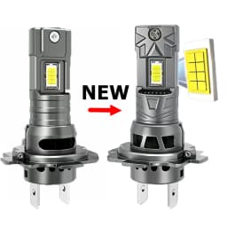 2Pcs 60W 16000LM H7 Led Headlight Bulb CSP 3570 H7 LED Canbus White 6000K H7 Car Led Light M2P