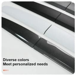 Dashboard Panel for Tesla Model 3 Highland Air Vents White Interior Decorative Shell Cover Sticker Trim Carbon Car Modifications