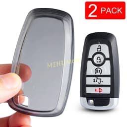 Car Key Fob Case Transparent Cover Remote Shell For 2021-2026 Ford Ranger Maverick Mustang Everest F150 Escape Bronco Explorer