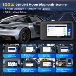 Lifetime Free Update MUCAR VO6 OBD2 Scanner All Systems Diagnostic 28 Reset Auto VIN EPB/BMS/SAS/ABS Sevice for All Cars