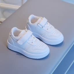 Autumn Children Sneaker Boys Casual Shoes Leather Flat Student Walking Shoes Non-slip Girl Lightweight Sports Tennis Footwear
