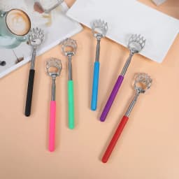 Extendable Massage Claw Back Scratcher Stainless Steel Claw Back Scraper Extendable Telescopic Itch Stick Health Products Hackle