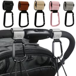 Universal Stroller Hooks Clip Heavy Duty Hanging Organizer for Diaper Bags Uses for Prams Shopping Carts Car Seats Baby Carriers
