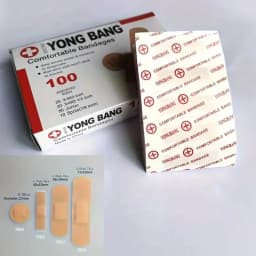 100pcs Medical Wound Adhesive Paster - Keep Your Wounds Secure Four Piece Set Of Bandages Breathable Nose Bridge Patch Acne P