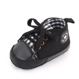 Spring New Baby Shoes Boy and Girl Classic Canvas Casual Sneakers Soft Sole Non-Slip Walking Newborn Toddler Shoes First Walkers