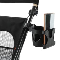 2-in-1 Baby Stroller Cup Holder Phone Holder Multifunctional Universal Infant Bottle Holder Stroller Accessories Cup Holder